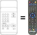 Replacement remote control TC 110
