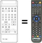 Replacement remote control TC 106