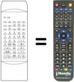 Replacement remote control TC 118