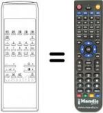 Replacement remote control TC 142