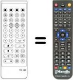 Replacement remote control TC 153