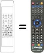 Replacement remote control TC 20050