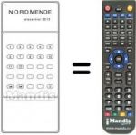 Replacement remote control TC 2212