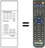 Replacement remote control Oceanic 56 OC 8000