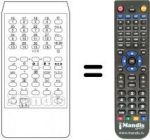 Replacement remote control TELECOMPUTER 5500
