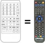 Replacement remote control TELECOMPUTER 7444