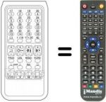 Replacement remote control TELECOMPUTER 99-32 STEREO