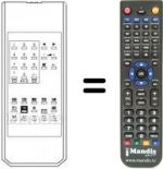 Replacement remote control TELECOMPUTER OSD