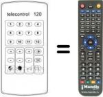 Replacement remote control 583.354