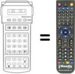 Replacement remote control 583.275