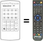 Replacement remote control 583.267