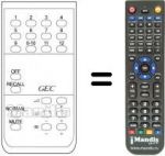 Replacement remote control TELEMASTER 12