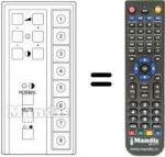Replacement remote control TELEMASTER 8