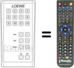 Replacement remote control TELEOPTIMAT 8