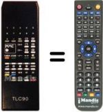 Replacement remote control TLC 90
