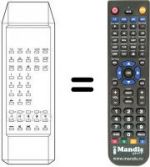 Replacement remote control TP 880