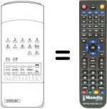Replacement remote control TT 22