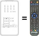 Replacement remote control Magnadyne TVC 20 PR IR