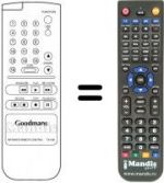 Replacement remote control TX 1100