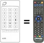 Replacement remote control UFD 88