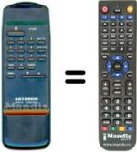 Replacement remote control UFD 93