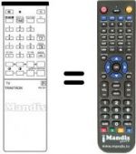 Replacement remote control RM 651