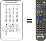 Replacement remote control UNIVERSUM 9264414