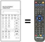 Replacement remote control UNIVERSUM 9589672