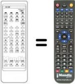 Replacement remote control US 0389