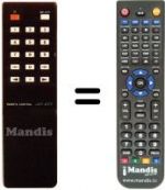 Replacement remote control UST 7007
