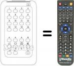 Replacement remote control KONIG 14 TC 1632