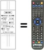 Replacement remote control VC 152LX / VC 153NX