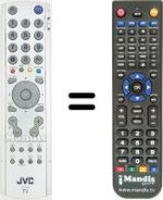 Replacement remote control JVC 32S60BU