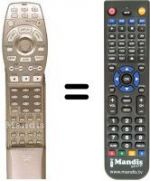 Replacement remote control VEQ 2368