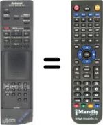 Replacement remote control VEQ 0946