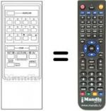 Replacement remote control VGX-715 HS 720