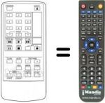 Replacement remote control GALAXY VH 221 RC