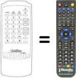 Replacement remote control VS 101 S
