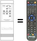 Replacement remote control VT-RM 110 E