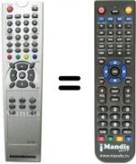 Replacement remote control United UTV 14X83 D (ver. 2)