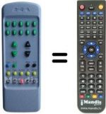 Replacement remote control Mivar 21 SF 1 STEREO