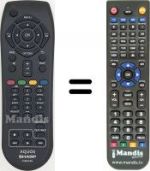 Replacement remote control Sharp LC 32 LU630