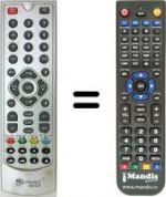 Replacement remote control 060535