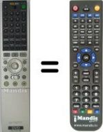 Replacement remote control Sony RDR-GX3
