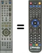 Replacement remote control LG RH-4940 V