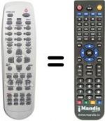 Replacement remote control INTERNATIONAL ON 098 P