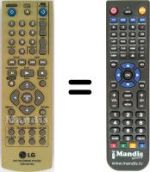Replacement remote control Goldstar DR-275