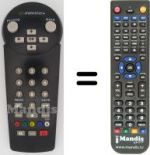 Replacement remote control Thomson DSR 435 TI