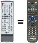 Replacement remote control LG FE-3500 WE