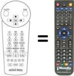 Replacement remote control CANAL+ DIGITAL BOX SPAGNA